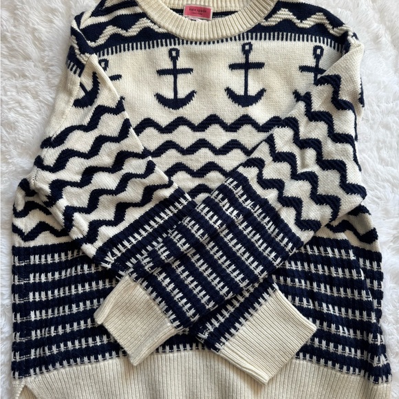 Kate Spade Anchor Sweater Small - Picture 5 of 6